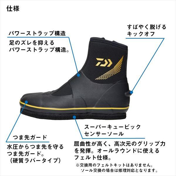 DAIWA（ダイワ） 鮎タイツ DT-2202VR ダイワタビ(先丸中割) ブラック L