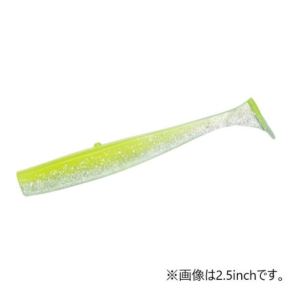 ダイワ ワーム モアザン ミドルアッパーシャッド 3.5インチ SGグローチャート | DAIWA（釣り）