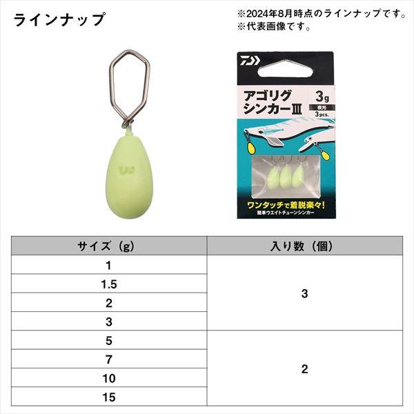 ダイワ オモリ アゴリグシンカー3 7g | DAIWA（釣り） | 05