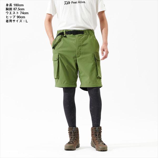 ダイワ ウェア DP-2725 デタッチャブルフィッシングパンツ グレージュ 2XL_4