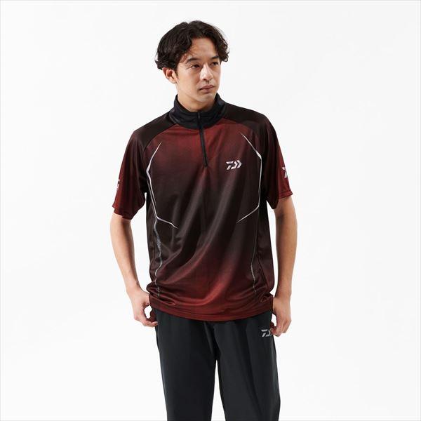 ダイワ ウェア DE-7625 ショートスリーブハーフジップシャツ ブラック M | DAIWA（釣り） | 03