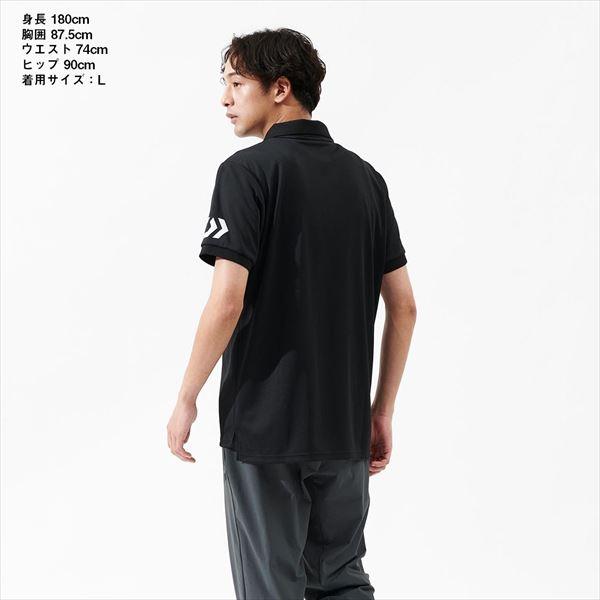 ダイワ ウェア DE-7925 半袖ポロシャツ ホワイト×ブラック 2XL | DAIWA（釣り） | 04