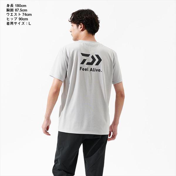 ダイワ ウェア DE-8325 ショートスリーブ バックプリントTシャツ ライトグレー M | DAIWA（釣り） | 04