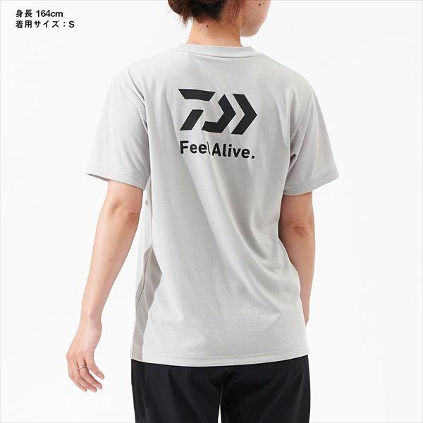 ダイワ ウェア DE-8325 ショートスリーブ バックプリントTシャツ ライトグレー M | DAIWA（釣り） | 06