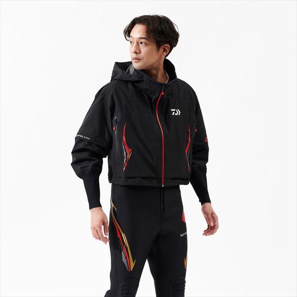 ダイワ レインウェア DR-1425J スペシャル ゴアテックス ベリーショートレインジャケット ブラック XL | DAIWA（釣り） | 03
