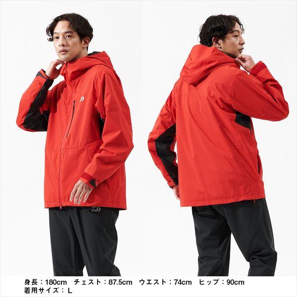 ダイワ レインウェア DR-3625J RAINMAX レインジャケット ブラック Lの画像