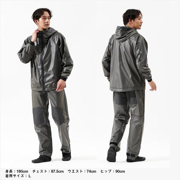 ダイワ レインウェア DR-2325J スプレーコートレインジャケット グレー L | DAIWA（釣り） | 02