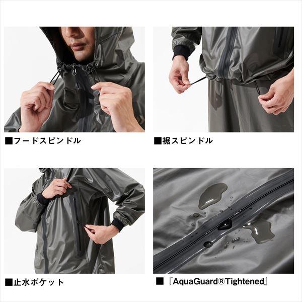 ダイワ レインウェア DR-2325J スプレーコートレインジャケット グレー L | DAIWA（釣り） | 03