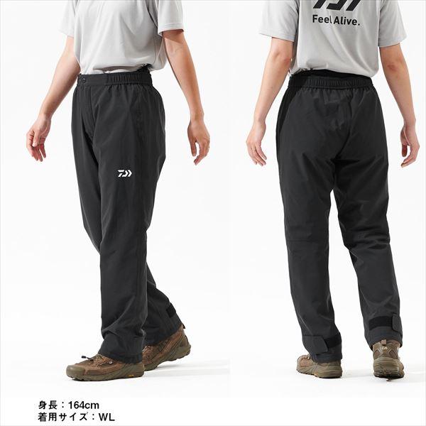 ダイワ レインウェア DR-3625P RAINMAX レインパンツ ブラック DAIWA（ダイワ） レインウェア DR-3625P RAINMAX レインパンツ