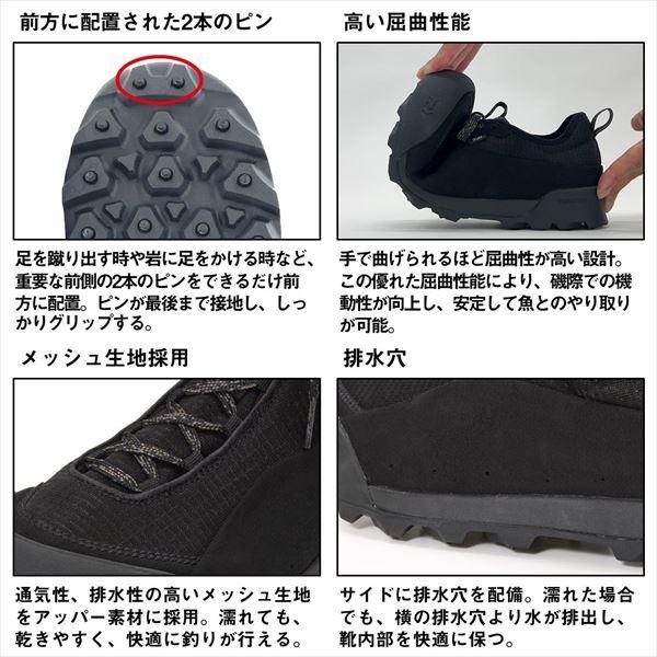 ダイワ  DS-1100TG TGロックショアシューズ ローカット TGスパイク ブラック 26.5の画像