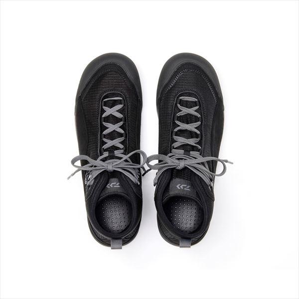 ダイワ  DS-3600TG TGロックショアシューズ ハイカット TGスパイクフェルト ブラック 29.0の画像