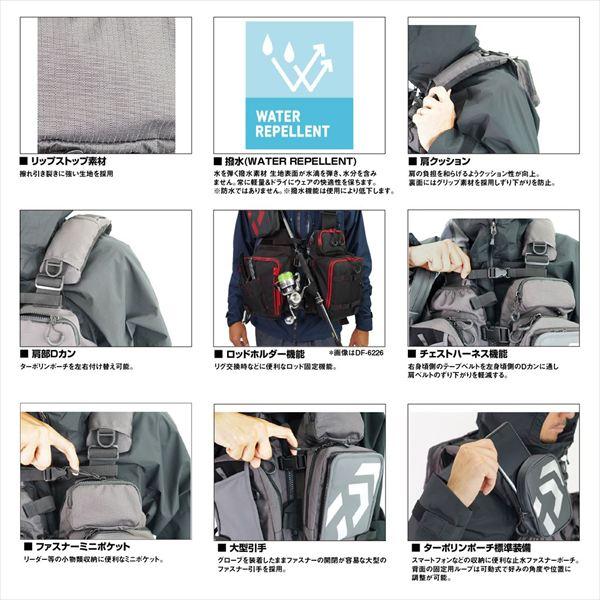 【予約品】 ダイワ ライフジャケット DF-6026 ベンチクールエアーゲームベスト ジェットブラック フリー【3月下旬頃発売予定 ※他商品同時注文不可】 | DAIWA（釣り） | 03