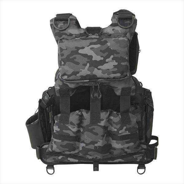 【予約品】 ダイワ ライフジャケット DF-6026 ベンチクールエアーゲームベスト ブラックカモ フリー 【3月下旬頃発売予定 ※他商品同時注文不可】 | DAIWA（釣り） | 01