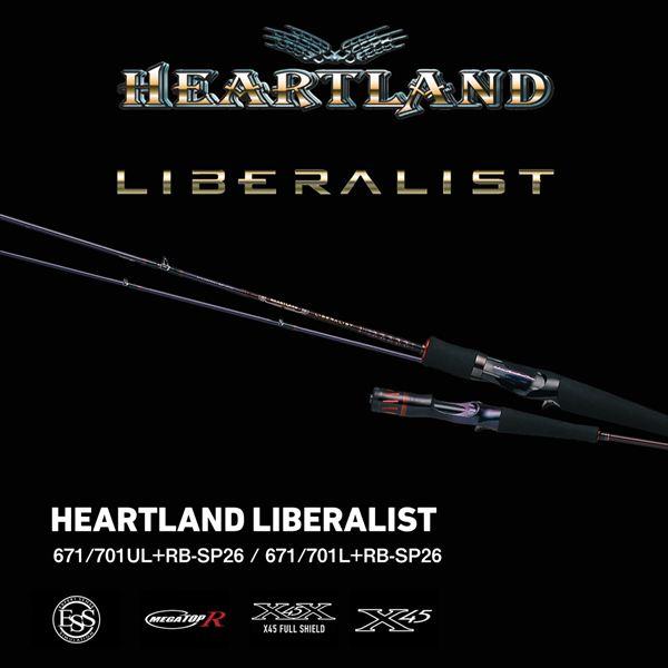 ダイワ バスロッド ハートランド リベラリスト 671/701UL+RB-SP26(ベイト 2ピース) | DAIWA（釣り） | 01