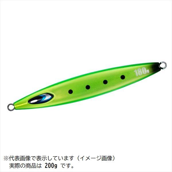 ダイワ メタルジグ ソルティガジャイブチョッパー 200g MLライムグリーンブラック | DAIWA（釣り） | 01