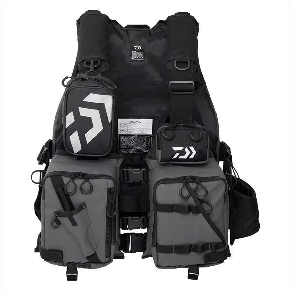 ダイワ ライフジャケット DF-6224 フロートゲームベスト グレー フリー | DAIWA（釣り）