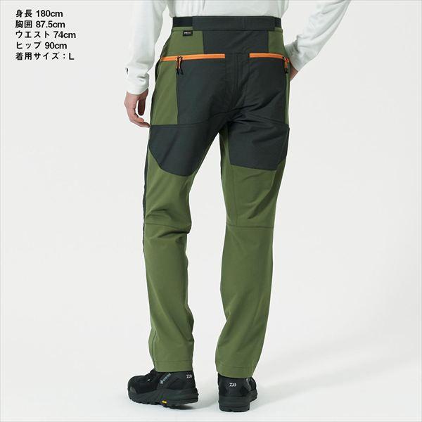 ダイワ ウェア DP-3525 CORDURA ハードブッシュパンツ オリーブグリーン 2XL_3