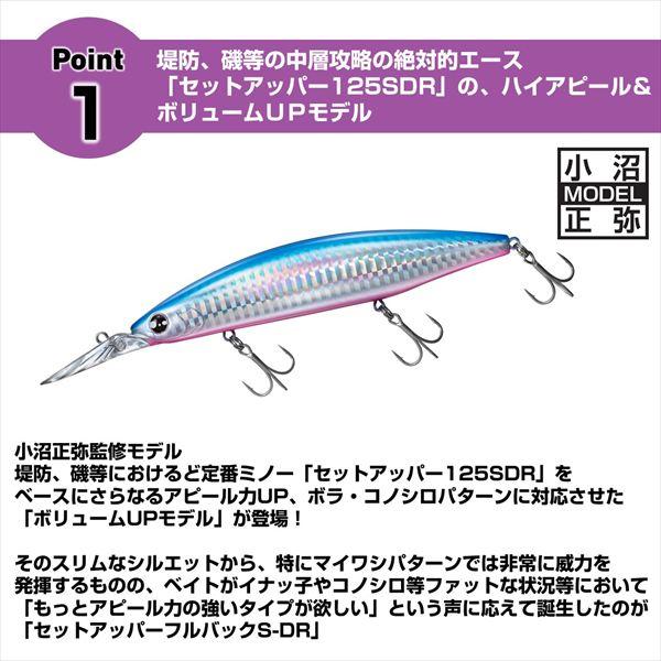 DAIWA（ダイワ） シーバスルアー SLZセットアッパーFB 125SDR 小沼