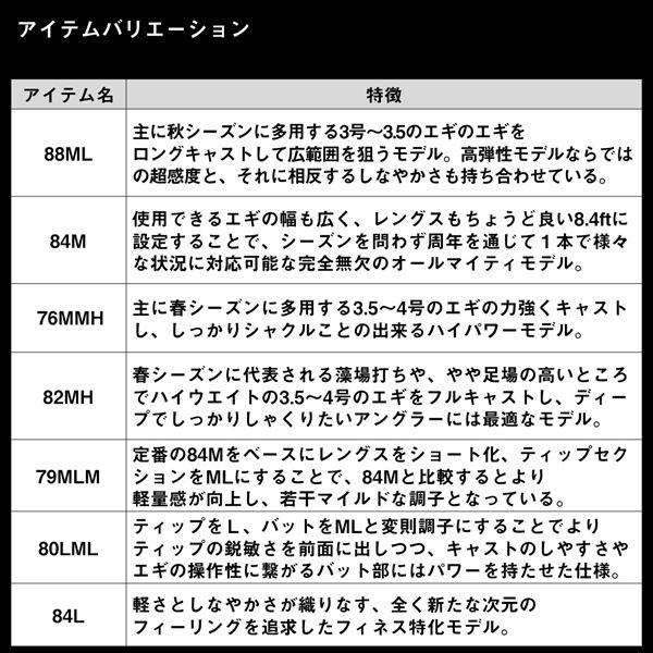 DAIWA（ダイワ） エギングロッド エメラルダス ストイスト RT 84L