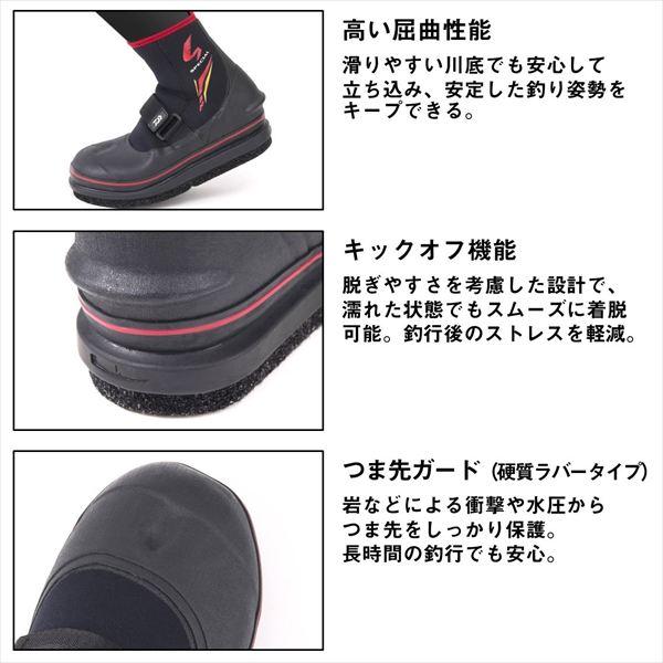 【予約品】 ダイワ 鮎タビ SP-2504VR-BL スペシャルタビ ブラック M 【3月下旬頃発売予定 ※他商品同時注文不可】 | DAIWA（釣り） | 04