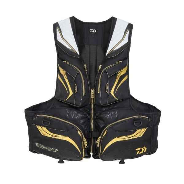 ダイワ ライフジャケット DF-3025T トーナメント バリアテック サイバーフロート ブラック XL | DAIWA（釣り）