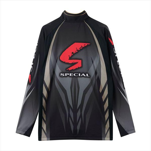 【予約品】 ダイワ ウェア DE-7225 スペシャルロングスリーブフルジップシャツ マスターブラック 2XL 【3月下旬頃発売予定 ※他商品同時注文不可】 | DAIWA（釣り） | 01