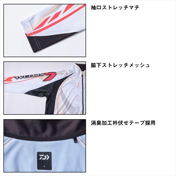 【予約品】 ダイワ ウェア DE-7225 スペシャルロングスリーブフルジップシャツ マスターブラック 2XL 【3月下旬頃発売予定 ※他商品同時注文不可】 | DAIWA（釣り） | 05