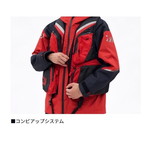 ダイワ レインウェア DR-3126 RAINMAX コンビアップレインスーツ ブラック L | DAIWA（釣り） | 01