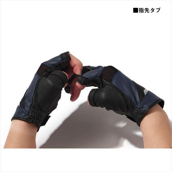 ダイワ 手袋 DG-2226 ロックショアメッシュグローブ 3本カット レッド M | DAIWA（釣り） | 02