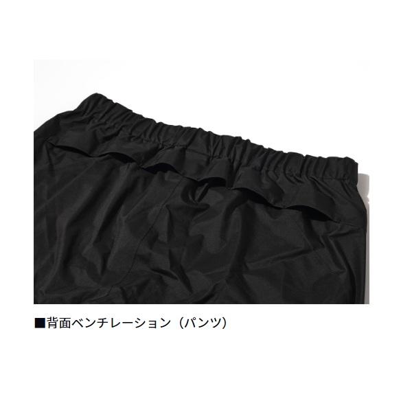 ダイワ レインウェア DR-3326 RAINMAX ベンチレーションライトレインスーツ ブラック XL | DAIWA（釣り） | 03