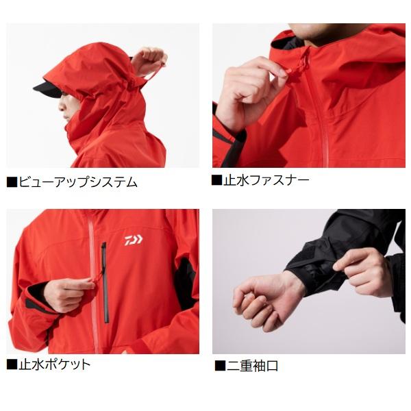 ダイワ レインウェア DR-3625J RAINMAX レインジャケット ネイビー XLの画像