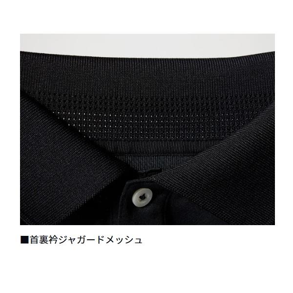 DAIWA（ダイワ） ウェア DE-7925 半袖ポロシャツ ブラックヘイズカモ L