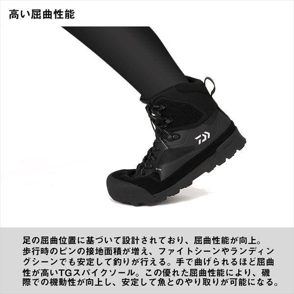 ダイワ  DS-3150G-TG TGロックショア ゴアテックスシューズ TGスパイク ブラック 30の画像
