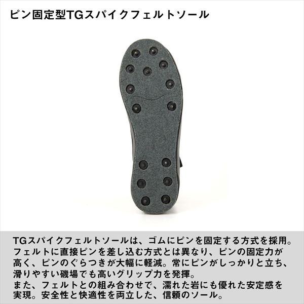ダイワ  DS-3650G-TG TGロックショア ゴアテックスシューズ TGスパイクフェルト グレー 28の画像