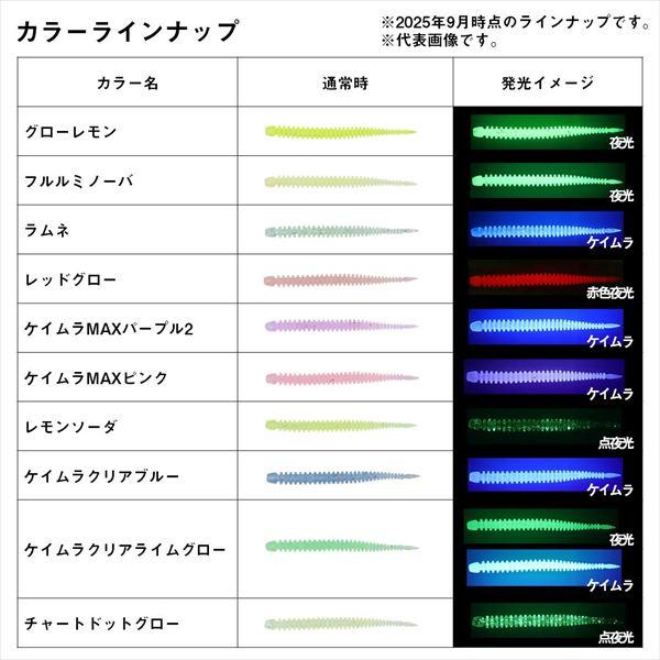 ダイワ ワーム 月下美人 アジングビーム バチコンカスタムMID2.5ケイムラMAXパープル2 | DAIWA（釣り） | 04