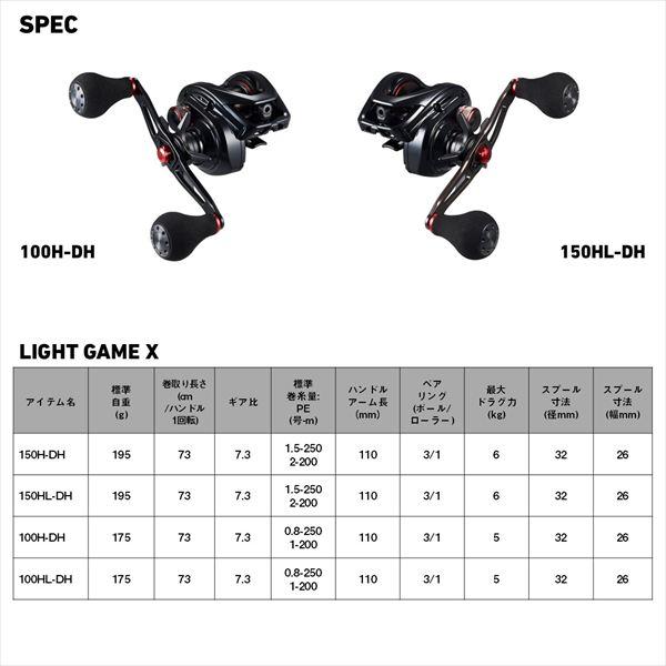 ダイワ 両軸リール ライトゲーム X 150HL-DH(左) | DAIWA（釣り） | 05