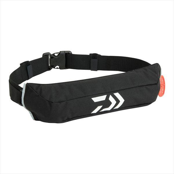 【予約品】 ダイワ DF-2426 コンパクトライフジャケット(ウエストタイプ自動・手動膨脹式) ブラック フリー 【3月下旬頃発売予定 ※他商品同時注文不可】 | DAIWA（釣り）