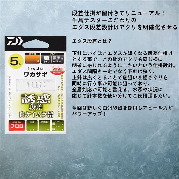 ダイワ 仕掛け クリスティアワカサギSS 誘惑段差ケイムラ留 M5-1.0 | DAIWA（釣り） | 02