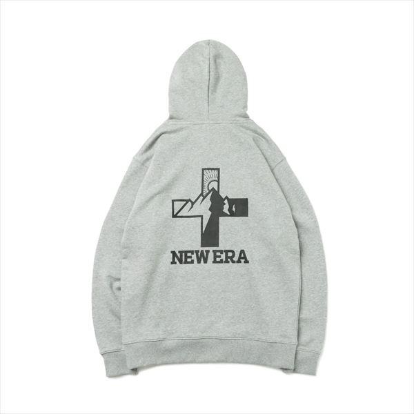 ニューエラジャパン ウェア 裏毛 スウェット プルオーバーフーディー NEW ERA Cross Sunrise グレー M : 釣具の ...
