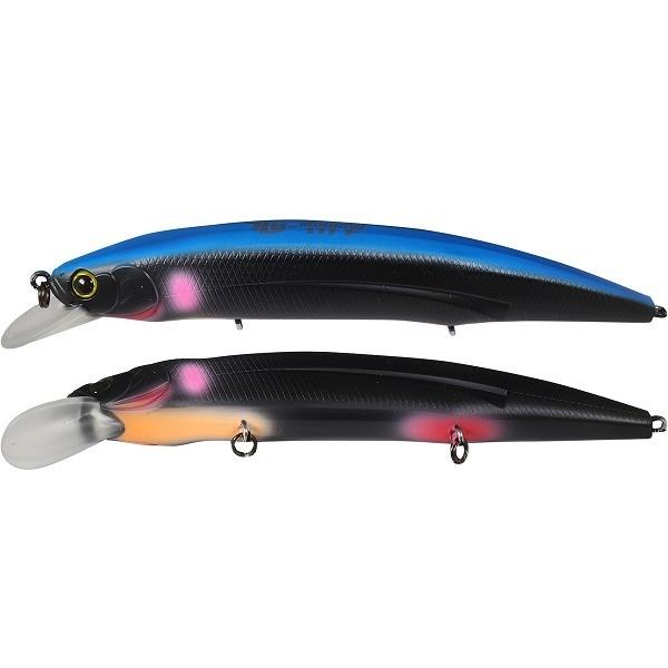 ハイドアップ Hu Minnow Huミノー 111f 158 ファンキーブラック バスルアー 海外限定