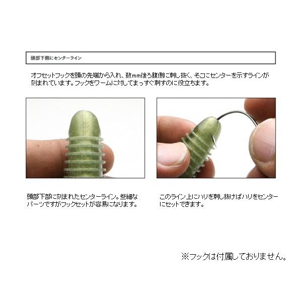 【ネコポス対象品】ケイテック ワーム スイングインパクト ファット 3.3インチ 101グリーンパンプキンペッパー | KEITECH | 04