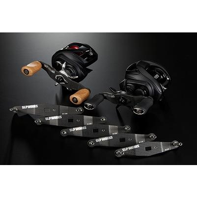 SLP WORKS 23カーボンクランクハンドル　95mm ハンドルノブ付き SLPワークス 23RCSB 95mmカーボンクランクハンドル : 釣具の