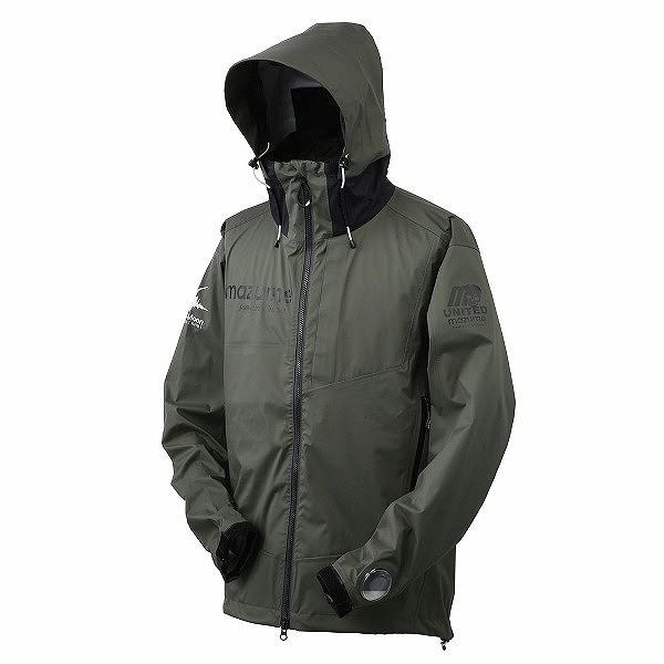 マズメ MZRJ-467 mazume レッドムーンレインジャケット アーミーグリーン L レインウェア(14355円)