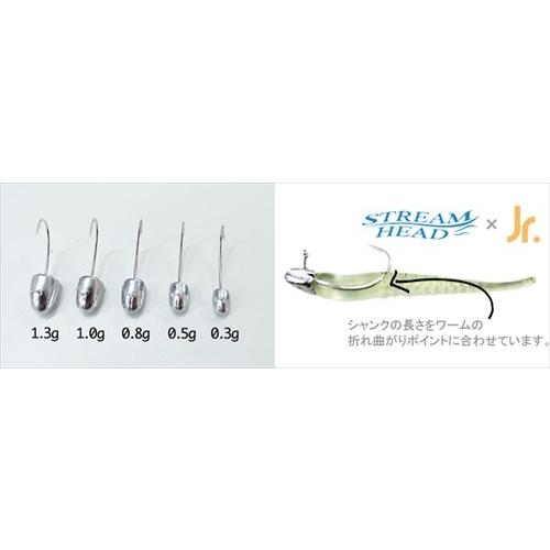 【ネコポス対象品】サーティフォー ストリームヘッド Stream head 0.5g ジグヘッド(qh)｜casting｜02