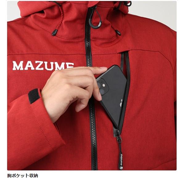 【特価】マズメ 防寒服アウター MZFW-641 mazume ウインドカットジャケット6 カモ L｜casting｜02