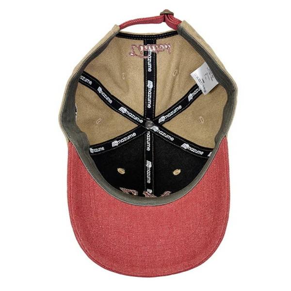 オレンジブルー 帽子 MZCP-850 mazume ウォッシュキャップ サンド