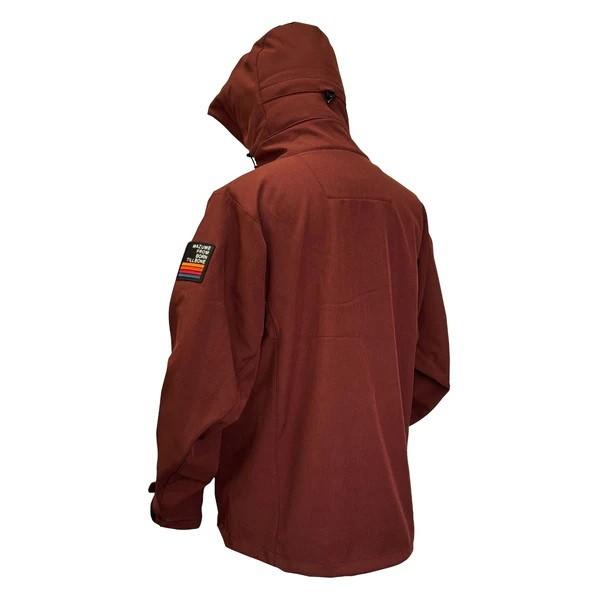 【特価】オレンジブルー 防寒服アウター MZFW-874 mazume ウインドカットジャケット ブラウン Sの画像