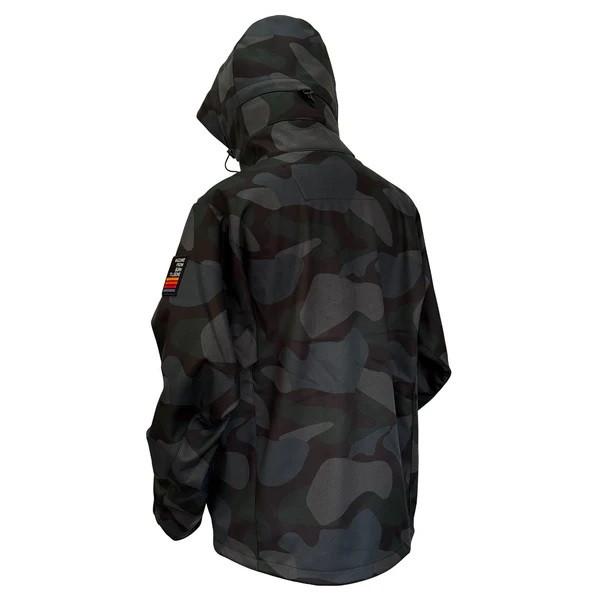 【特価】オレンジブルー 防寒服アウター MZFW-874 mazume ウインドカットジャケット グリーンカモ Sの画像