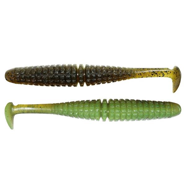 イッセイ キャラメルシャッド ５ｉｎ １０ グリパン チャート ワーム アウトレット 送料無料