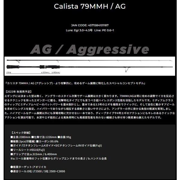 ヤマガブランクス カリスタ 79MMH/AG｜casting｜02